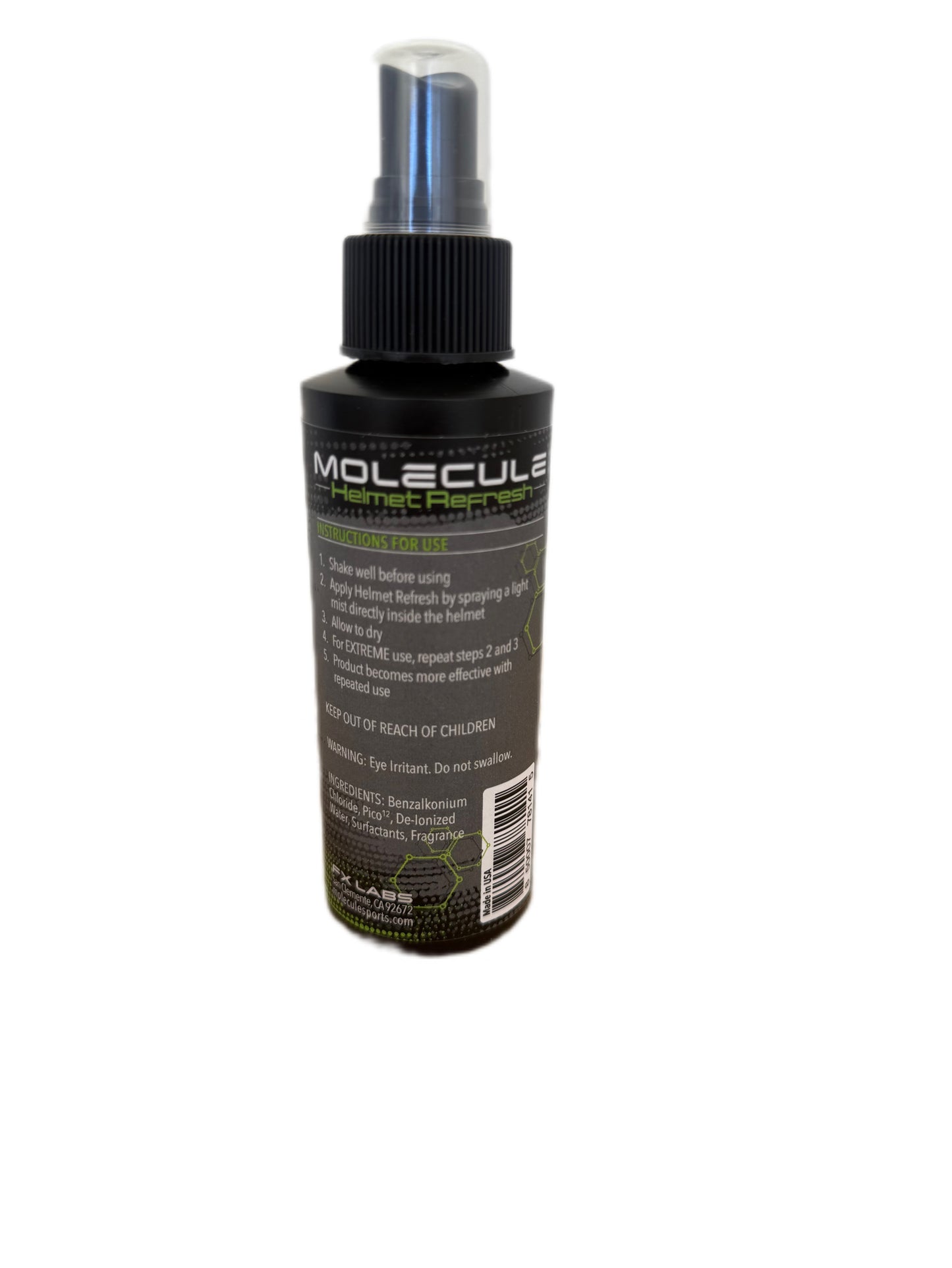 Molecule Helmet Refresh 4oz. Sprayer