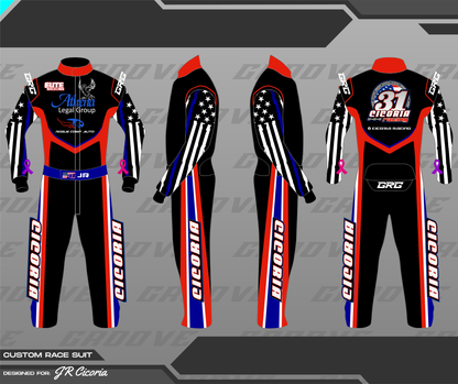 Sublimated Nomex Racing Suit