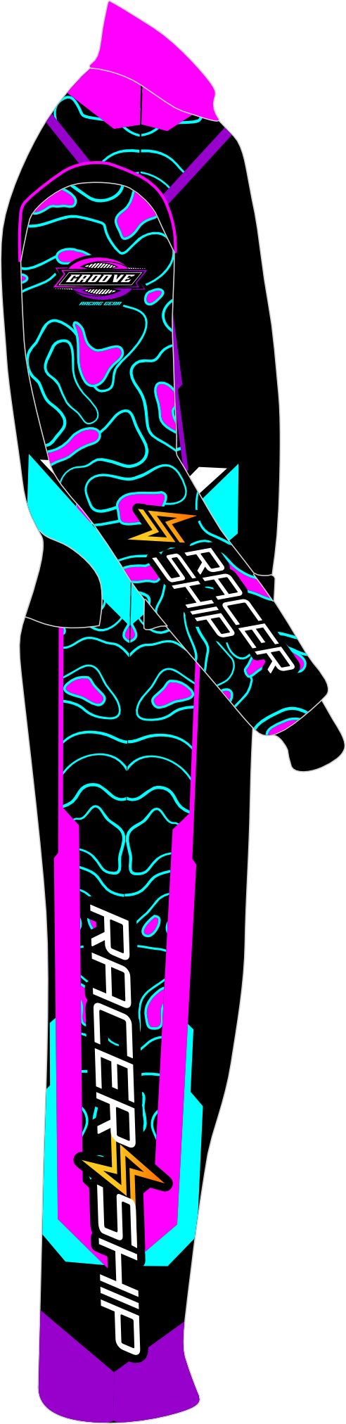 Groove Lab Ultra Shiny Nomex Racing Suit