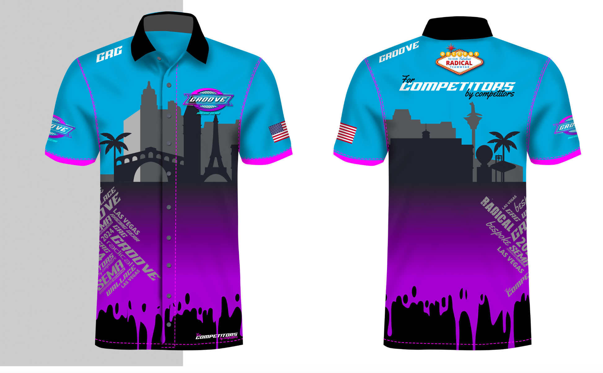 Custom team polo shirt with breathable, quick-dry fabric and personalized design for style and comfort on and off the track.